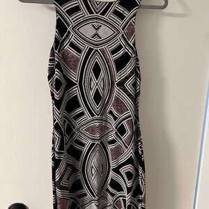 Elegant Geometric Patterned Dress